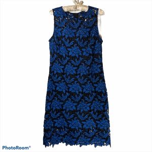 Julia Jordan Lace Overlay Midi Dress. Size 10